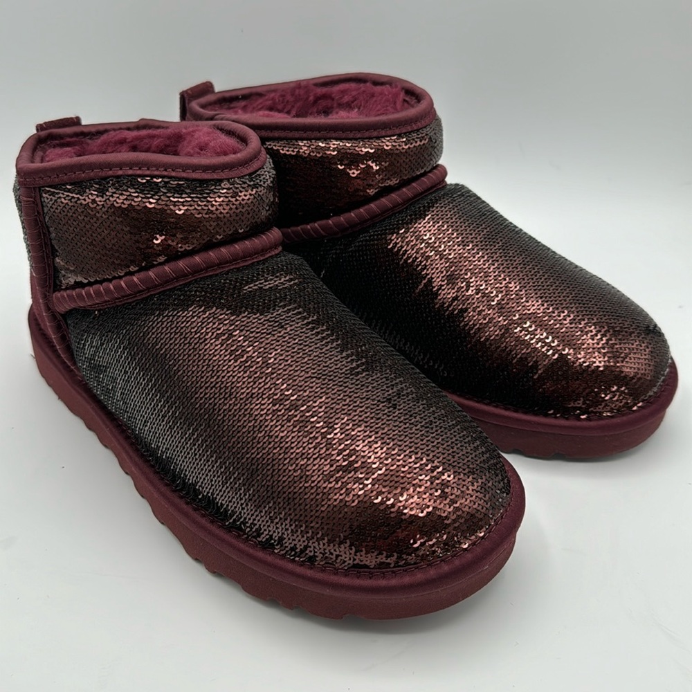 UGG® Women's Classic Ultra Mini Mirror Ball Cold Weather Boots *